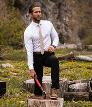 Load image into Gallery viewer, Hustle Dress Shirt - Long Sleeve White