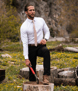 Hustle Dress Shirt - Long Sleeve White