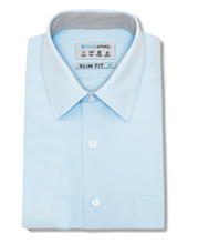 Load image into Gallery viewer, Hustle Dress Shirt - Short Sleeve Blue
