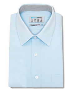 Hustle Dress Shirt - Short Sleeve Blue