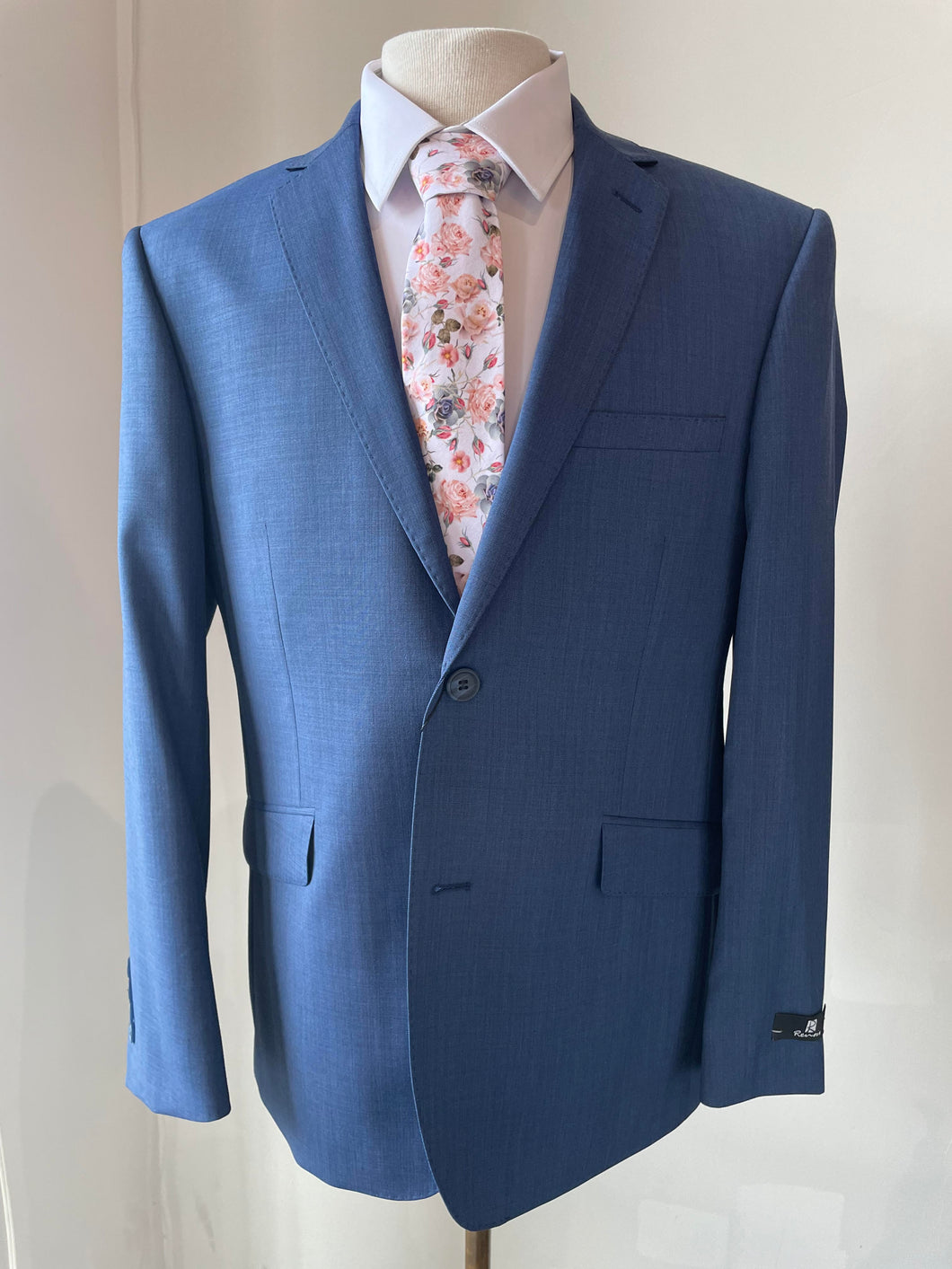 R Suit Wool - Slate Blue