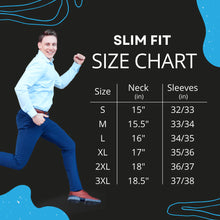Load image into Gallery viewer, Hustle Dress Shirt - Long Sleeve Blue