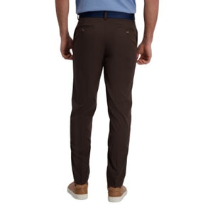 Haggar Cool Right Pant - 240 Brown Htr