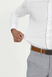 Hustle Dress Shirt - Short Sleeve White