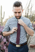 Load image into Gallery viewer, Dark Brown Leather Strap - Tough Tie
