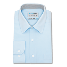 Load image into Gallery viewer, Hustle Dress Shirt - Long Sleeve Blue