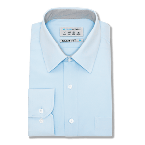 Hustle Dress Shirt - Long Sleeve Blue