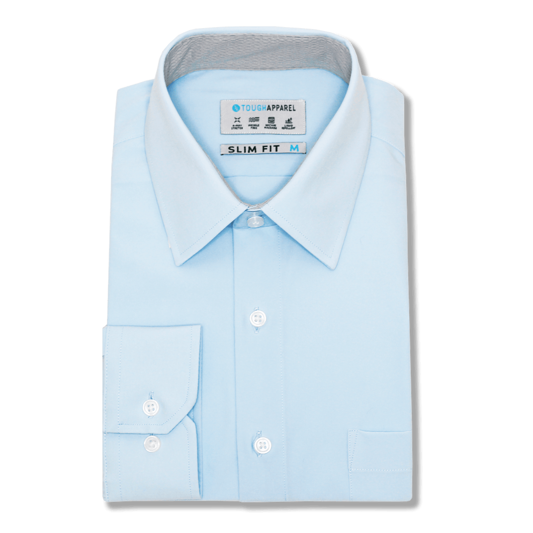Hustle Dress Shirt - Long Sleeve Blue