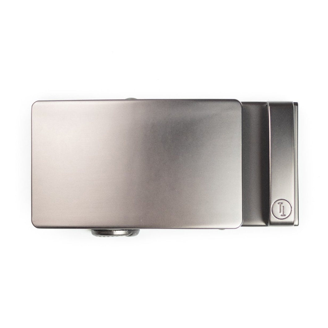 Gun Metal Buckle - Tough Tie
