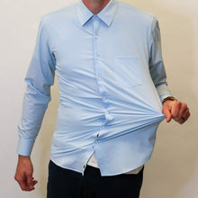 Load image into Gallery viewer, Hustle Dress Shirt - Long Sleeve Blue