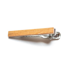 Load image into Gallery viewer, Light Brown Wood Tie Bar - Tough Tie