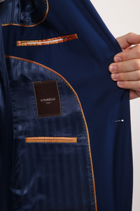V Suit - Royal Blue