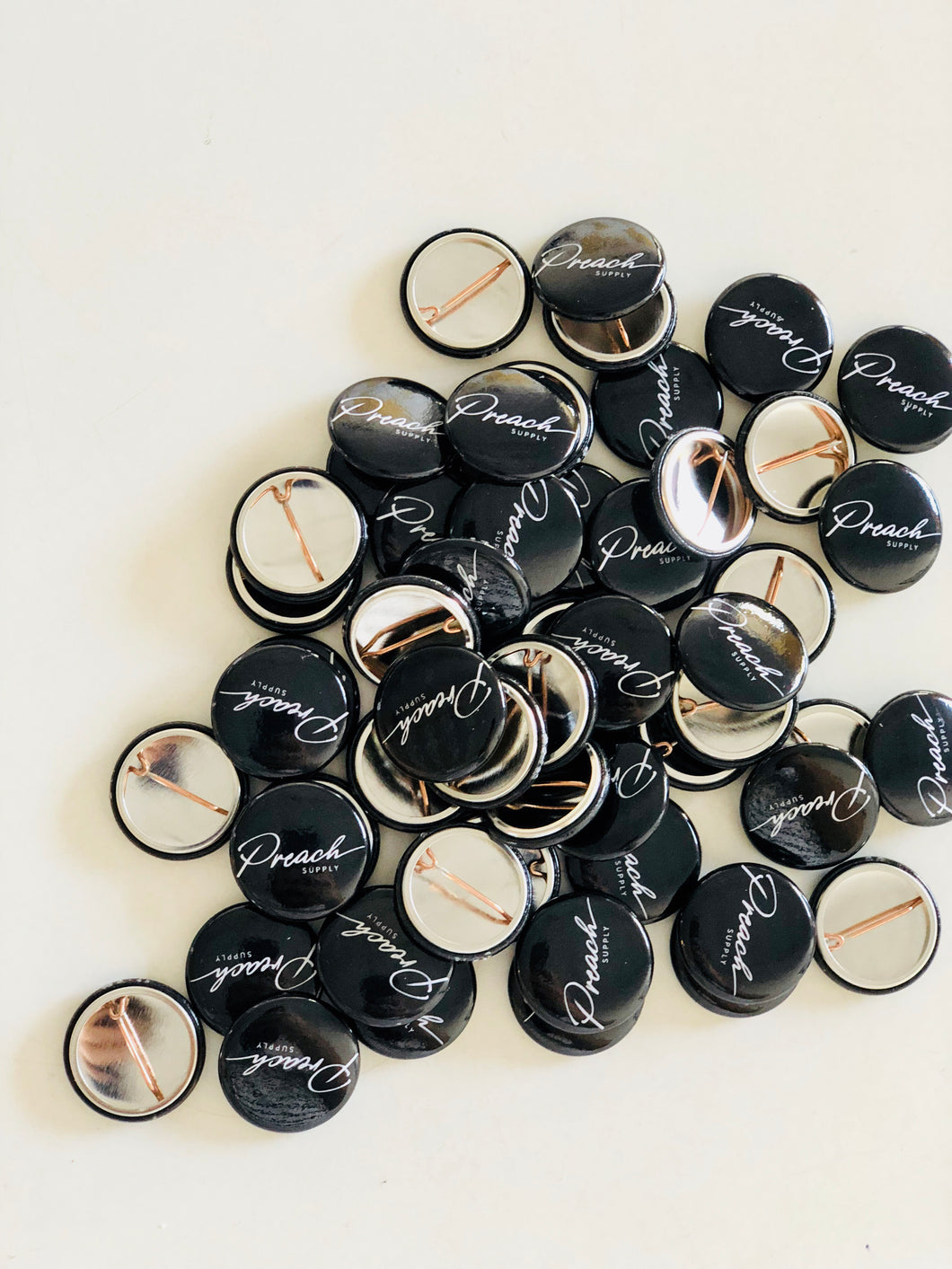Preach Button Pin